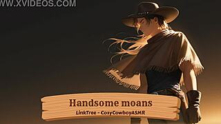 Handsome Guy Moans During Orgasm