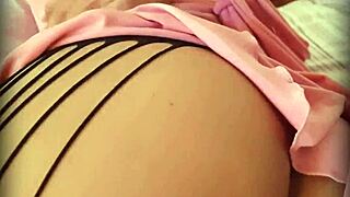 after the party, banging stepsister miranda in a tiny skirt!