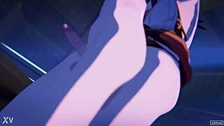 in anime world, two guys engage in passionate gay sex scene