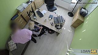 Blonde Czech Teen Fingered and Banged Hard for Cash in Loan Video