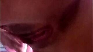 oh wow, she's touching herself a bit more now!