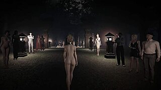 shaved blonde pussy in orgy assfucking blowjob group