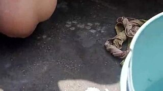 After Colors, Bhabhi Takes A Steamy Outdoor Bath Showing Off Curves