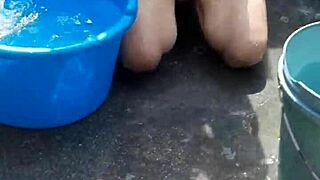 After Colors, Bhabhi Takes A Steamy Outdoor Bath Showing Off Curves