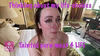 i turned gail bates into my kinky fuck doll with roleplay and humiliation