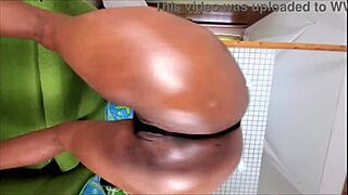 soft big ass milf twerk in striptease with clothes ripped