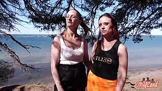 arianna n angelina, busty milfs sharin’ a hard one, damn