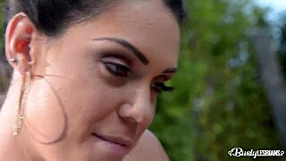 Busty Lesbians Summer Brielle & Alison Tyler Fill Assholes With Dildo