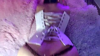 Damn! Hot stepmom gets pounded doggystyle in 4 until filled with cum, total slut!