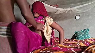 Raw Desi wife in pink sharee gets hard anal pounding