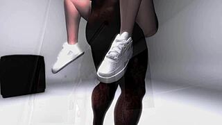 Megan f gets roughly banged by a big black cock in interracial scene