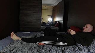 PLEASANT PEGGING FROM ROOMMATE IN DORM WITH STRAPON FEMDOM ANAL ASSFUCKING