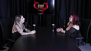 Big Ass Woman in Sheer Red Lingerie