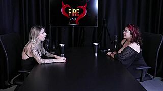 Big Ass Woman in Sheer Red Lingerie