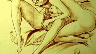 Vintage Erotic Drawings Showcase Retro Hairy Charm