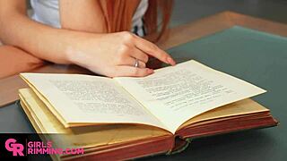 Girls Rimming - Seducing the Cute Teen Step Sister with Deep Ass Licking.