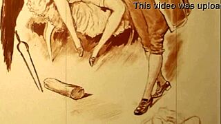 Vintage Erotic Drawings Showcase Retro Hairy Charm