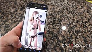 Freckled Girl Teases Stepbro POV