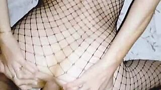 home passion anal sex with wife in stockings 😘