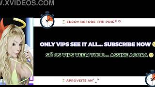 Vanessa Rafaella's big trans cock gets deep throat and cumshot