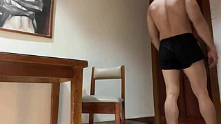 Massage for my guest turns into steamy sex