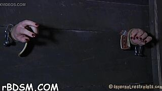 rough slave gets punished in bondage