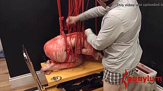 Bound Babe Chokes On Rough Deepthroat