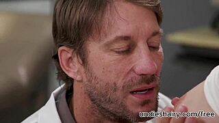 Damn, busty blonde Kay Lovely bangs doctor while husband watches! 😱