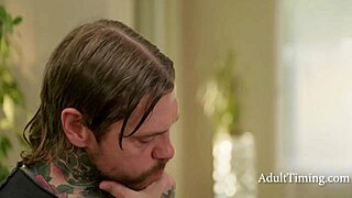 milf gets unexpected anal workout at the gym with dean van damme and nina heels