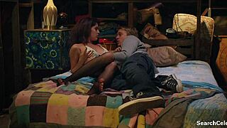 Lizzy Caplan Goes Topless in Frankie Boom 2013 Scene