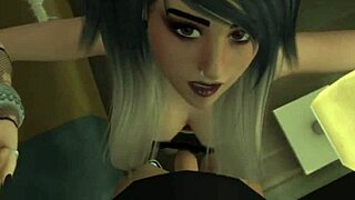 Watch this POV sex with a goth chick at the party! It's intense and wild in Sims 4 porn.