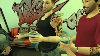 Watch this POV sex with a goth chick at the party! It's intense and wild in Sims 4 porn.