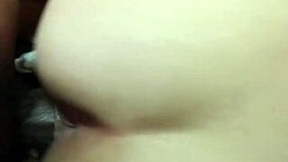 bbc pounds bent over white girl in intense anal doggystyle