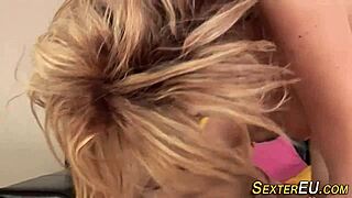 Tit Fucked German Babe Gets Spunked with Hardcore Cumshot after Wild Handjob