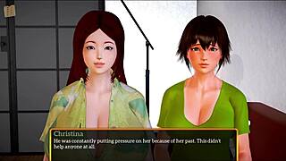 my new family episode 392 with big tits and ass in erotic game