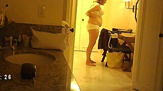 spying on this hot milf with a hidden cam... unreal! 👀