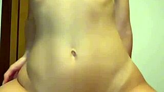 Amateur Cowgirl with Perfect Tits Rides from Front View