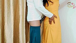 College girlfriend gets banged hard by Indian coed friend in close-up action. Her sexy black cock ride is intense!