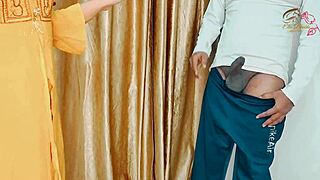 College girlfriend gets banged hard by Indian coed friend in close-up action. Her sexy black cock ride is intense!