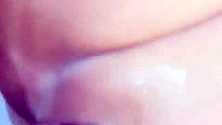 my shaved vagina in lingerie gets fucked hard at 18