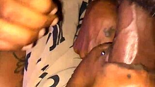 i'm a milf filling my mouth with big black cock, oops