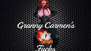 damn, granny norma jeans gets fucked hard till pussy drips!