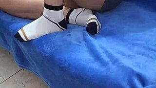 Big-ass neighbor masturbates, invites me for fun!