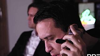 Extremely Hot Sweetheart Henessy Double Penetrated Balls Deep On Pool Table