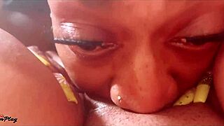 i squirted all over that ebony milf's monster cock