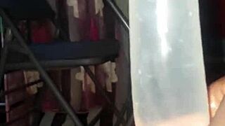 I Prepare My Penis With Ice For A Hard Pussy Fuck In Web Chat