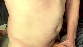 She used toy for five cumshots, then creampied hard