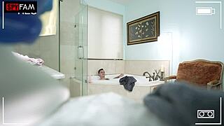 Stepsis Shocked by Stepbro's Thick Cock Like Her Forearm