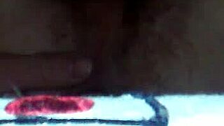 I finger my ass during lesbian masturbation session