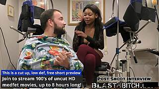 Minnie rose sucks dick and gets pussy blasted with cum fucking ass domination spreading backstage gloves black cock handjob